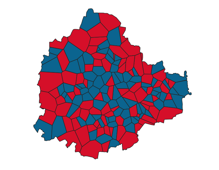 Coverage Area for Each Store